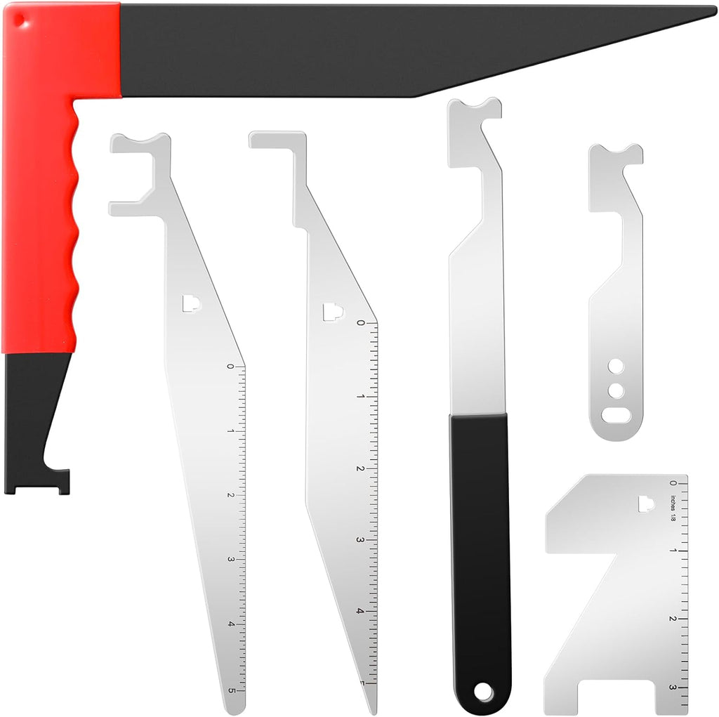6 Pack Firefighter Tools, Multi-Functional Emergency Firefighting Tool kit for Firefighter, Emergency Responder, and Warehouse, Fire Pick Door Opener, Made from Stainless Steel