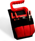 Motis Fire Pocket Organizer Pouch with Webbing Carry Handle, Durable Tool Pouch Organizer for Firefighter Tools, Tool Kit Bag, Equipment not Included
