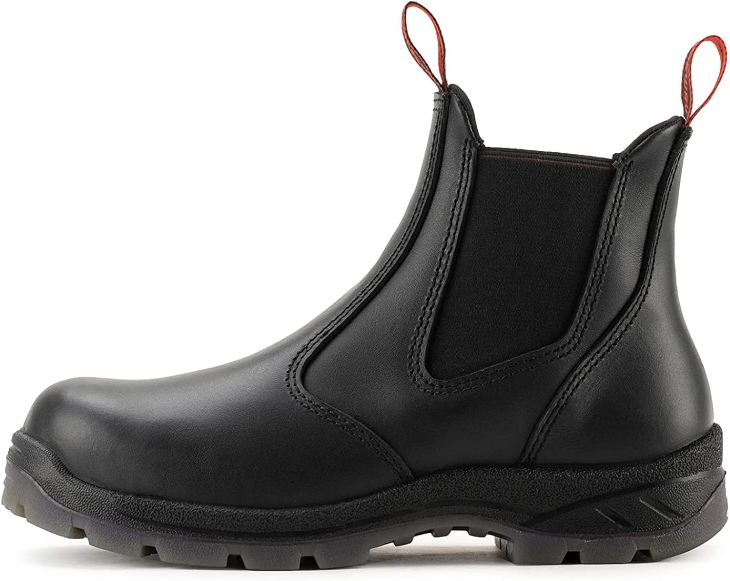 SUREWAY Men's Slip On Work Boots for Men,Upgraded Slip/Water Resistant,Electric Hazard,Fire Station Mechanic Work Boots/Shoes