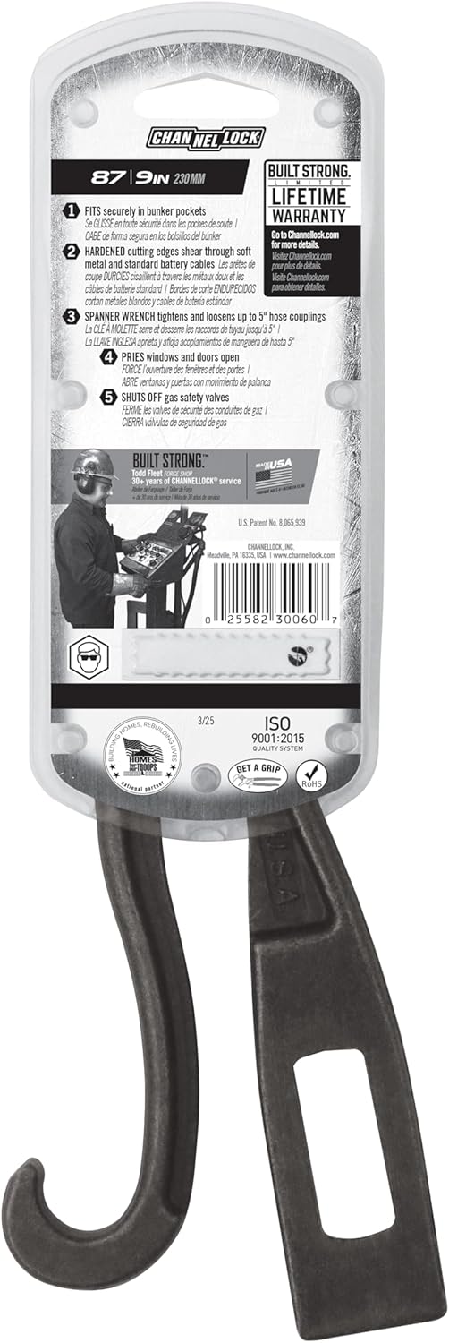 Channellock 87 Rescue Tool, Original Version, 8.88
