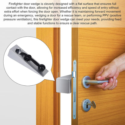 Firefighter Wedge, Aluminium Firefighter Wedge Fit for Halligan or FuBar Tool