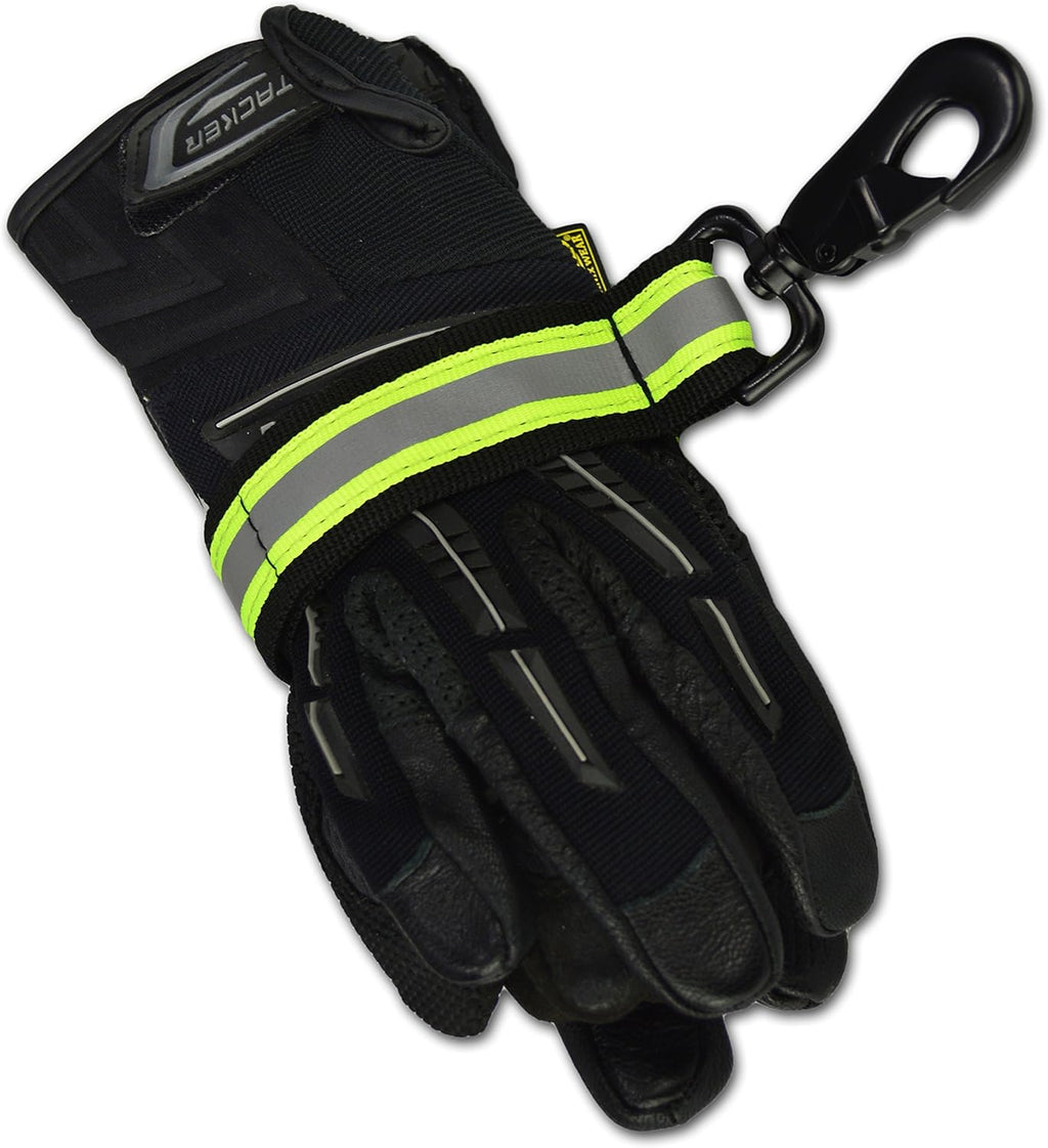 Lightning X Heavy-Duty Firefighter Turnout Gear Glove Strap w/ Reflective